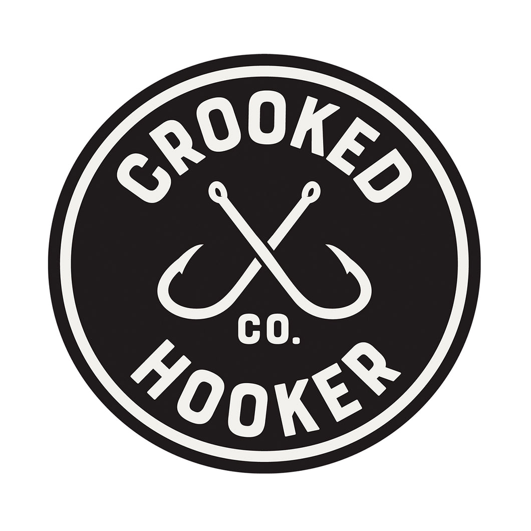 Crooked Hooker Vinyl Sticker – 3