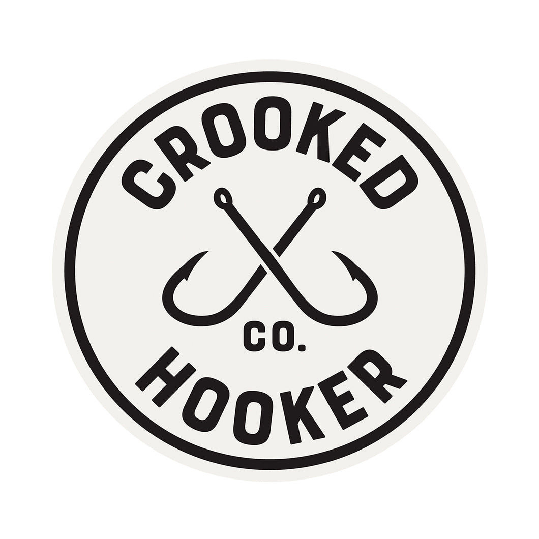 Crooked Hooker Vinyl Sticker – 3