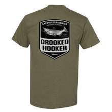 Load image into Gallery viewer, Salmon Badge T-Shirt
