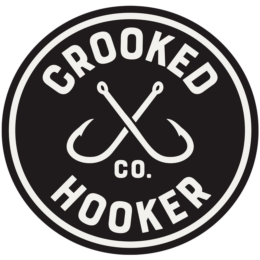 Crooked Hooker Vinyl Sticker – 5