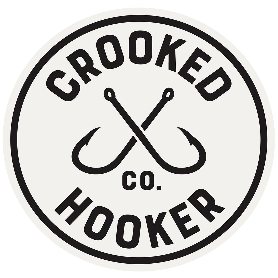 Crooked Hooker Vinyl Sticker – 5