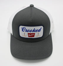 Load image into Gallery viewer, Woven Beer Patch 5-Panel Trucker Cap
