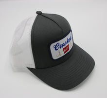 Load image into Gallery viewer, Woven Beer Patch 5-Panel Trucker Cap

