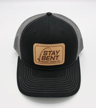 Load image into Gallery viewer, Stay Bent Premium Leather Patch 6-Panel Trucker Cap
