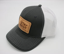 Load image into Gallery viewer, Stay Bent Premium Leather Patch 6-Panel Trucker Cap
