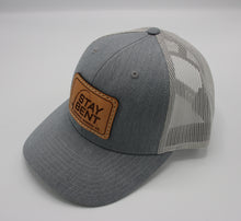 Load image into Gallery viewer, Stay Bent Premium Leather Patch 6-Panel Trucker Cap
