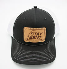 Load image into Gallery viewer, Stay Bent Premium Leather Patch 6-Panel Trucker Cap
