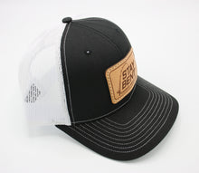 Load image into Gallery viewer, Stay Bent Premium Leather Patch 6-Panel Trucker Cap
