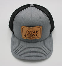 Load image into Gallery viewer, Stay Bent Premium Leather Patch 6-Panel Trucker Cap

