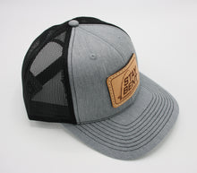 Load image into Gallery viewer, Stay Bent Premium Leather Patch 6-Panel Trucker Cap
