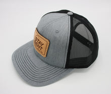 Load image into Gallery viewer, Stay Bent Premium Leather Patch 6-Panel Trucker Cap
