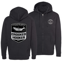 Load image into Gallery viewer, Salmon Badge Premium Hoodie
