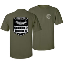 Load image into Gallery viewer, Salmon Badge T-Shirt
