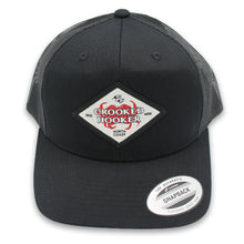 Load image into Gallery viewer, Dungeness Patch 6-Panel Trucker Cap
